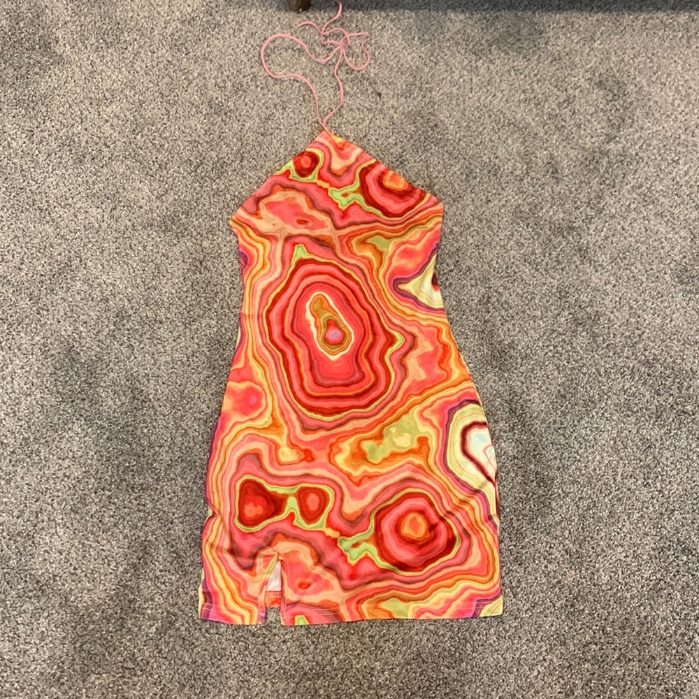 Colorful mini dress